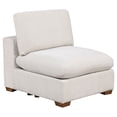 thumbnail image 1 of Lakeview Upholstered Armless Chair Ivory, 1 of 7