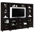 thumbnail image 1 of Lewes 4-piece 60-inch TV Entertainment Center Cappuccino, 1 of 20