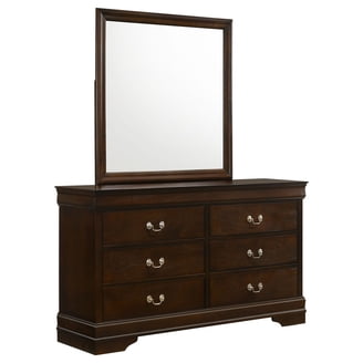 brown dresser with mirror walmart Fortlorn - Dresser