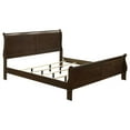 thumbnail image 1 of Louis Philippe Wood Queen Sleigh Bed Cappuccino, 1 of 8