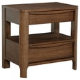 thumbnail image 1 of Maderia 2-drawer Nightstand Bedside Table Walnut, 1 of 13