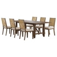 thumbnail image 1 of Matisse 7-piece Rectangular Dining Table Set Light Brown, 1 of 14