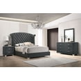 thumbnail image 1 of Coaster Melody 4-Piece California King Bedroom Set, Grey, 1 of 13