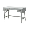 thumbnail image 1 of Coaster Mid-century Modern Style Writing Desk in White, 1 of 2