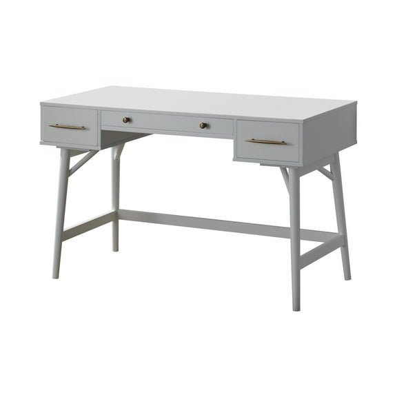 Coaster Mid-century Modern Style Writing Desk in White