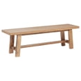 thumbnail image 1 of Middleton 60-inch Wood Backless Dining Bench Natural Brown, 1 of 6