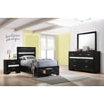 thumbnail image 1 of Coaster Miranda 4-Piece Twin Bedroom Set, Black, 1 of 20