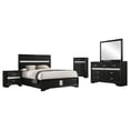 thumbnail image 1 of Miranda 5-piece Full Bedroom Set Black, 1 of 20