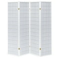 thumbnail image 1 of Roberto 4-Panel Room Divider Folding Shoji Screen White, 1 of 5