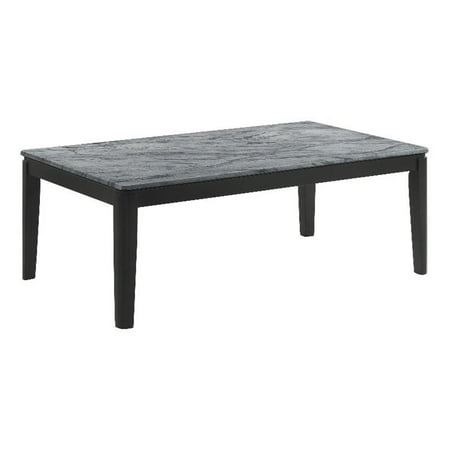 Coaster Rectangular Modern Metal Coffee Table in Gray and Black