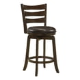 thumbnail image 1 of Coaster Murphy Wood Counter Height Swivel Bar Stool Dark Cherry and Brown, 1 of 12