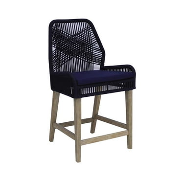 Coaster Nakia Woven Rope Back Counter Height Stools (Set of 2)