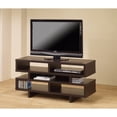 thumbnail image 1 of Parker TV Console with 5 Open Compartments Cappuccino, 1 of 2