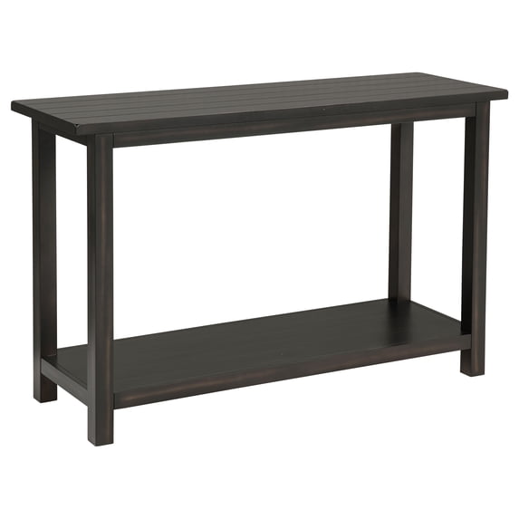 Payne Wood Entryway Sofa Console Table Distressed Java