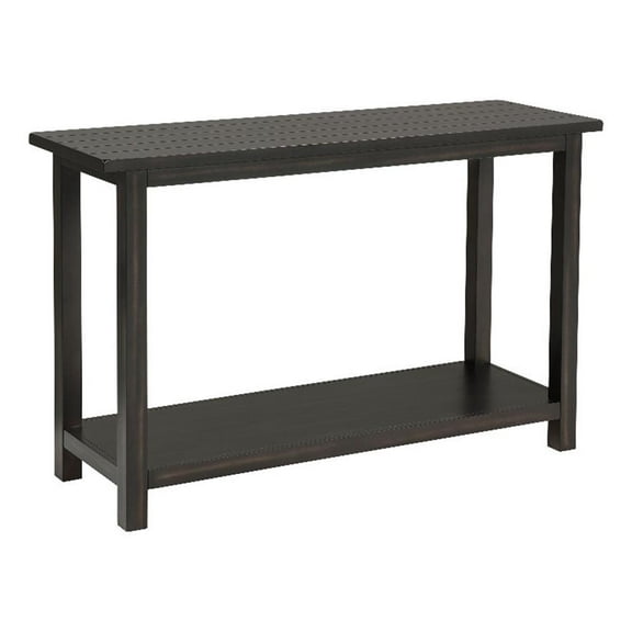 Payne Wood Entryway Sofa Console Table Java