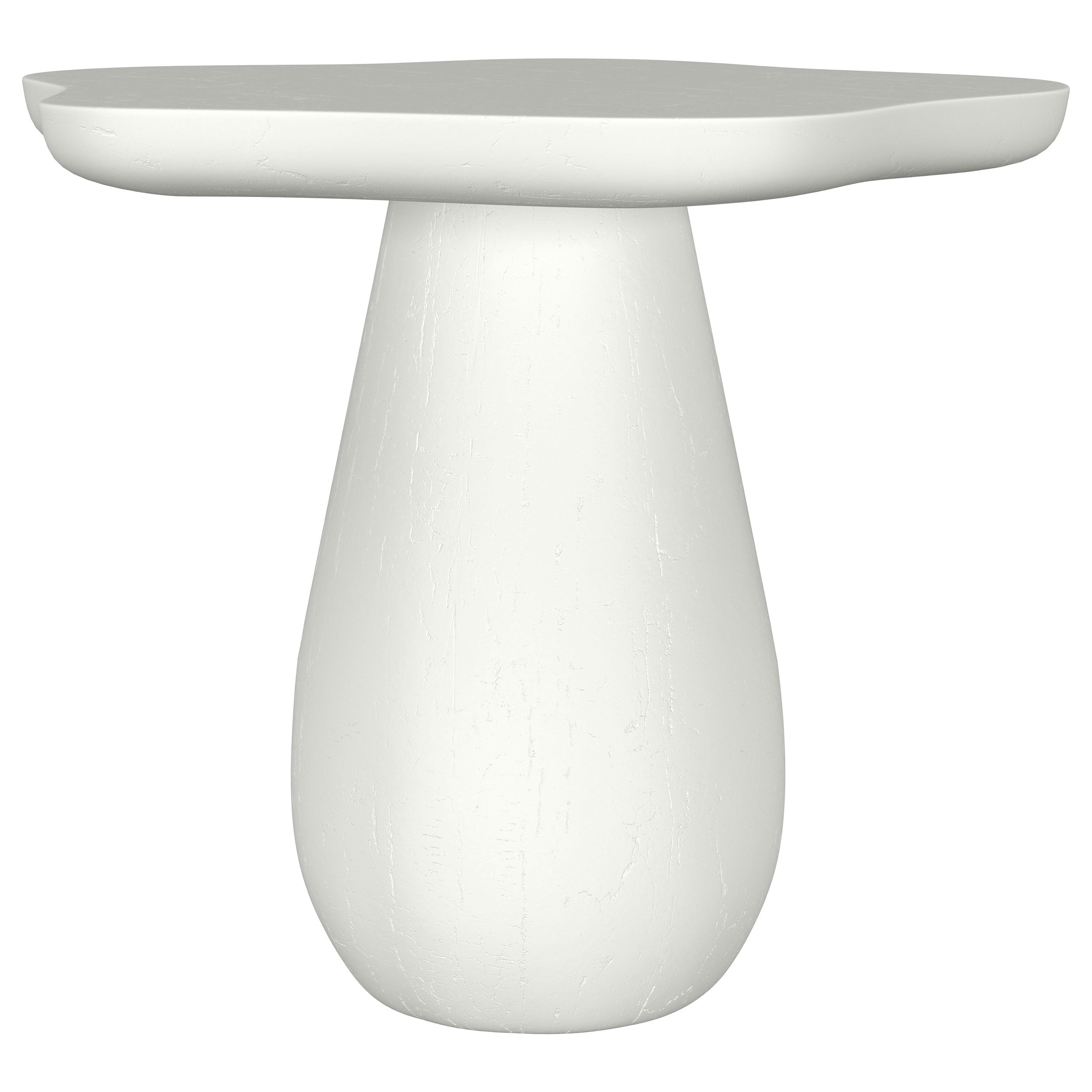 Perth 17-inch Side Table with Cloud-Shaped Top Off White - Walmart.com