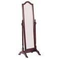 thumbnail image 1 of Cabot Wood Adjustable Full Length Cheval Mirror Merlot, 1 of 4