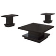 thumbnail image 1 of Reston 3-piece Square Coffee and End Table Set Cappuccino, 1 of 10