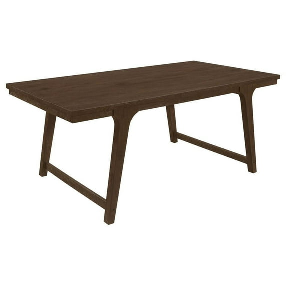 Coaster Reynolds 5-piece Farmhouse Wood Rectangular Dining Table Set Brown Oak