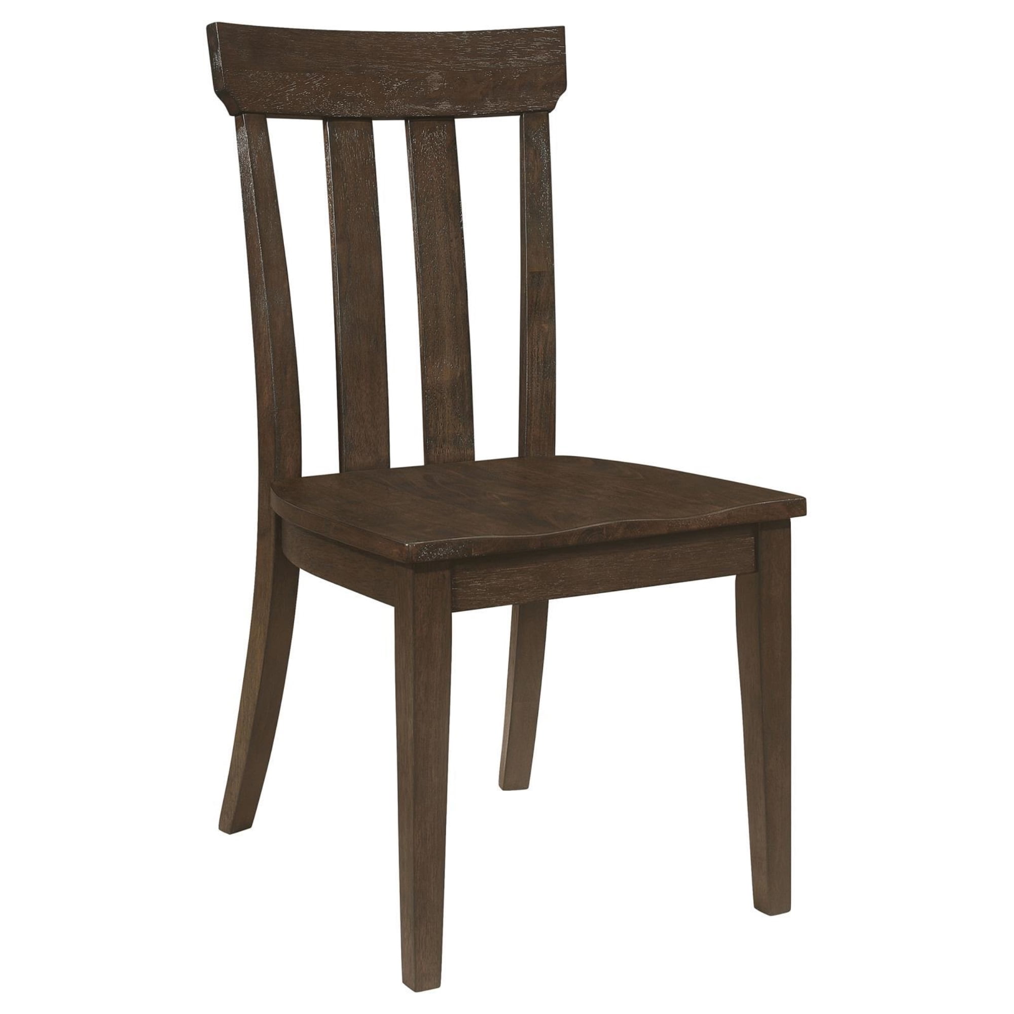 Solid wood slat back best sale dining chair