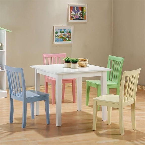 Rory 5-piece Dining Set Multi Color