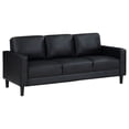 thumbnail image 1 of Ruth Upholstered Track Arm Sofa Black, 1 of 10
