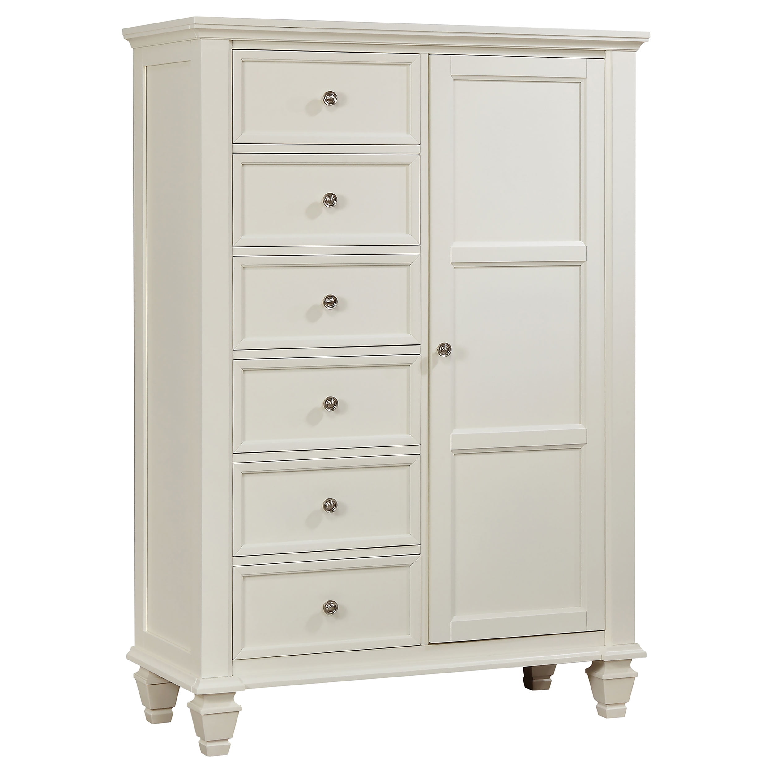 Sandy Beach Tall Bedroom Dresser Cabinet, 8-Drawer Storage