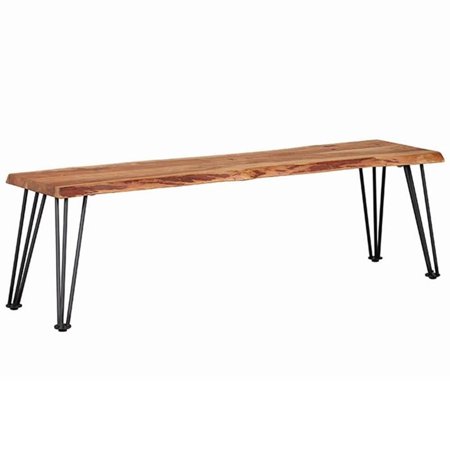 Sherman Wood Dining Bench Natural Acacia