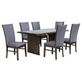 thumbnail image 1 of Sherwood 7-piece Rectangular Dining Table Set Brown, 1 of 13