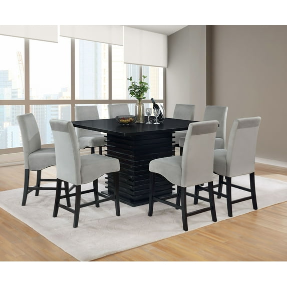 Stanton 9-piece Square Counter Height Dining Table Set Grey