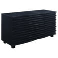 thumbnail image 1 of Stanton 3-drawer Sideboard Buffet Storage Cabinet Black, 1 of 4