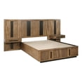 thumbnail image 1 of Terrace 2-piece Wall Panel with Nightstand Set Ash Brown, 1 of 7