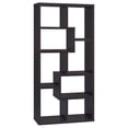 thumbnail image 1 of Theo 71-inch 6-shelf Wood Bookshelf Cappuccino, 1 of 11