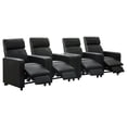 thumbnail image 1 of Toohey Upholstered Tufted Recliner Living Room Set Black, 1 of 17