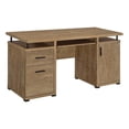 thumbnail image 1 of Coaster Tracy 55-inch 2-drawer Engineered Wood Office Computer Desk in Mango, 1 of 10
