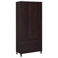 thumbnail image 1 of Wadeline 2-door Tall Accent Storage Cabinet Rustic Tobacco, 1 of 8