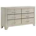 thumbnail image 1 of Trenton 6-drawer Bedroom Dresser Rustic Cream, 1 of 13