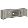 thumbnail image 1 of Burke 2-door Engineered Wood 71-inch TV Stand Grey Driftwood, 1 of 10