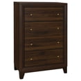 thumbnail image 1 of Welsley 4-drawer Chest of Drawers Walnut, 1 of 13