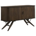 thumbnail image 1 of Wes 2-door Sideboard Buffet Storage Cabinet Dark Walnut, 1 of 12