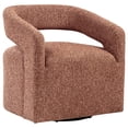 thumbnail image 1 of Coaster Westhill Contemporary Fabric Swivel Accent Chair in Berry, 1 of 11