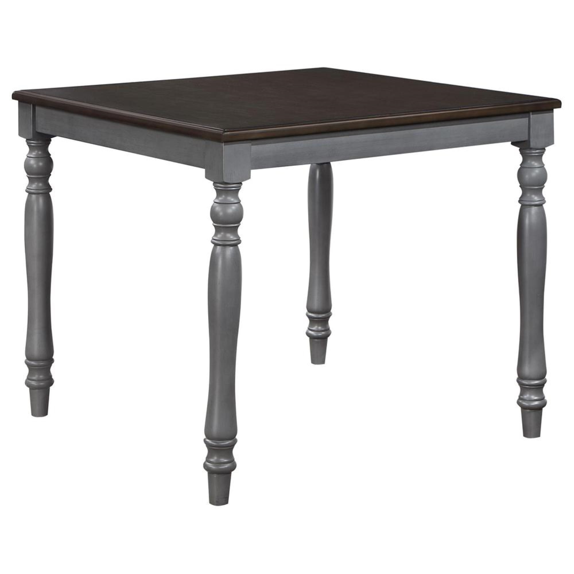 Wiley 5-Piece Beige and Gray Counter Height Dining Set