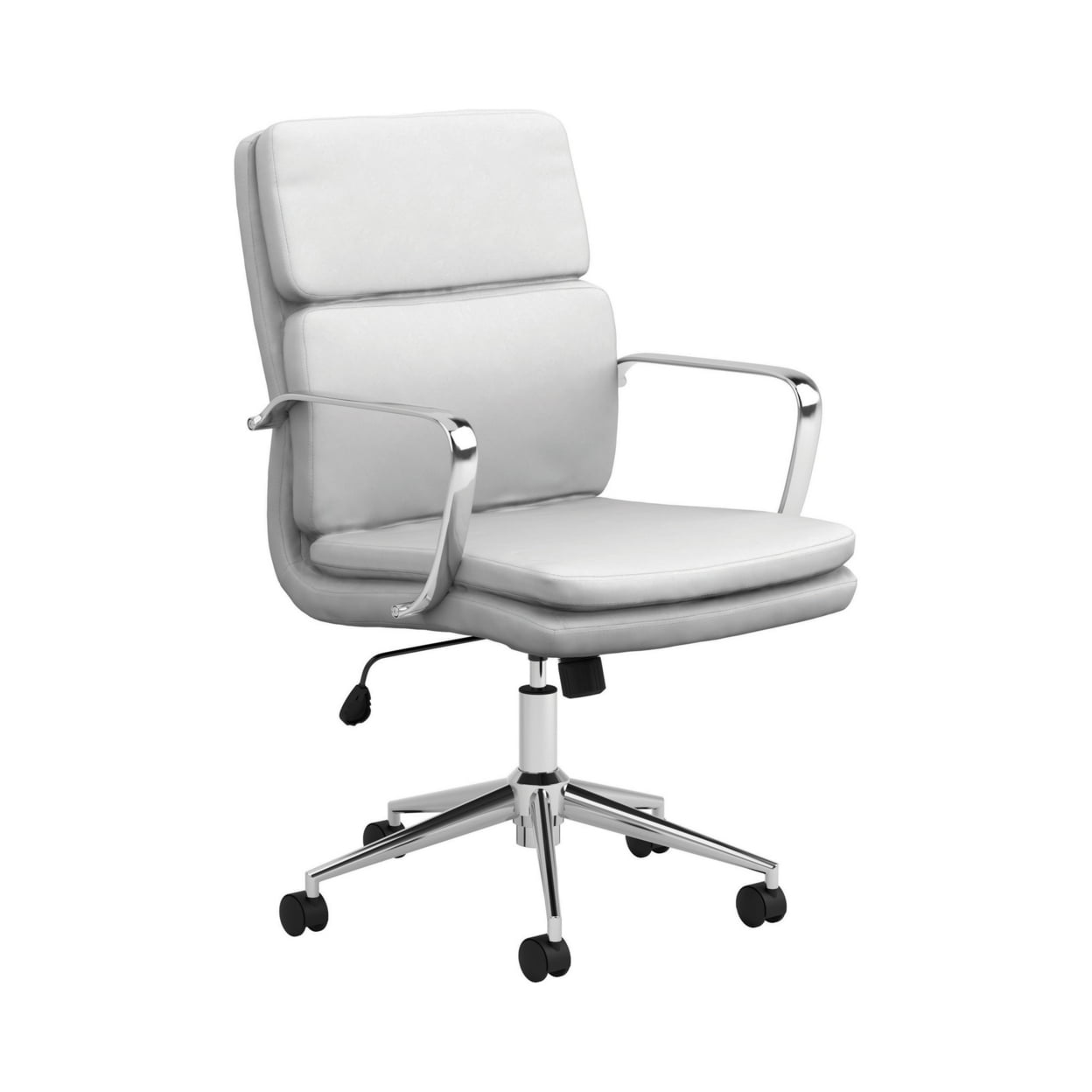 Ximena Standard Back Upholstered Office Chair White