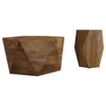 thumbnail image 1 of Zalika 2-piece Solid Wood Coffee and End Table Set Natural, 1 of 10