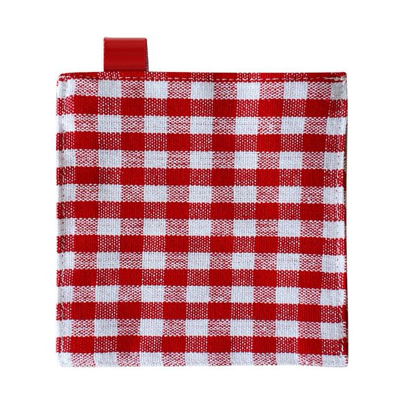 Coasters for Drinks Absorbent,4 Inch Square Coasters for Coffee Table Wooden Table,Farmhouse Cotton Cloth Drink Coster, Cup Coasters for Table, Office Desk