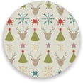 thumbnail image 1 of Coasters for Drinks Set of 2 Pieces Absorbent Ceramic Coasters with Cork Base, Christmas Vintage Background Coffee Coaster Great Gift for Table, Kitchen, Home Decor Cup Coasters, 1 of 5