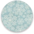 thumbnail image 1 of Coasters for Drinks Set of 4 Pieces Absorbent Ceramic Coasters with Cork Base, ﻿Christmas Snowflake Background Coffee Coaster Great Gift for Table, Kitchen, Home Decor Cup Coasters, 1 of 5