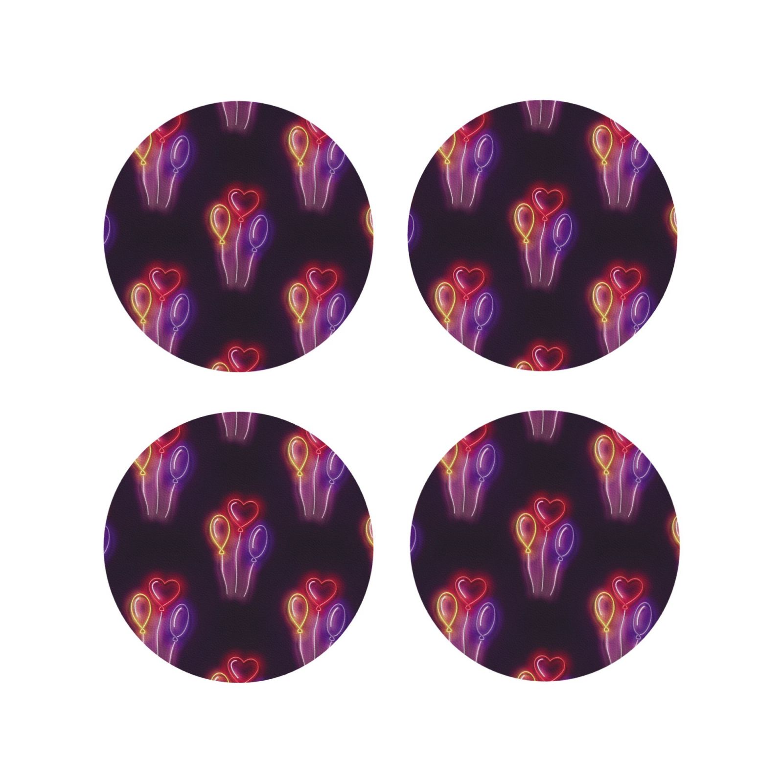 Coasters Set of 4, Drinking Coasters for Tabletop Protection, Suitable