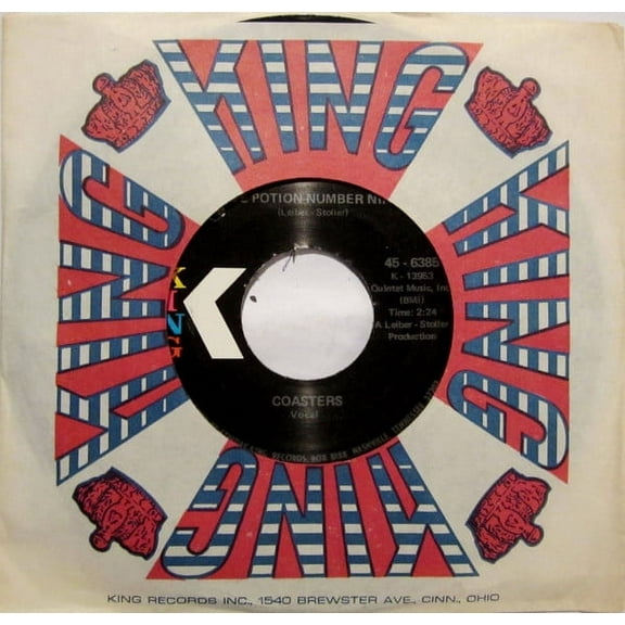 Coasters, The - Love Potion Number Nine / Coasters (7" 45RPM Vinyl) (New)