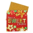 thumbnail image 1 of Coasterstone 4.25In Have A Sweet Christmas Coaster, Sandstone, Gingerbread Men Star Cookies Peppermint Sq231297, 1 of 3